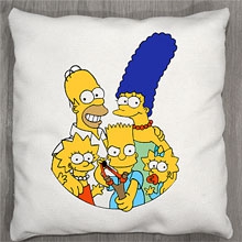Подушки с принтом Симпсоны