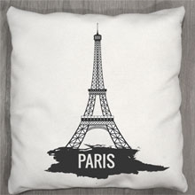 Подушки с принтом Париж